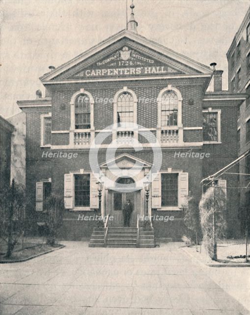 'Carpenter's Hall, Philadelphia', 1904. Artist: Unknown.