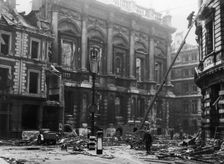 Carpenters Hall bomb damage, London, 1941. Creator: Unknown