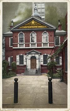 Carpenters Hall, Philadelphia, Pennsylvania, USA, 1901