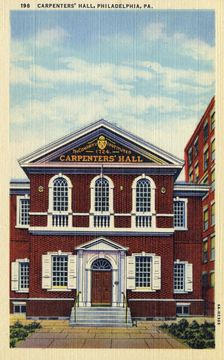 Carpenters Hall, Philadelphia, Pennsylvania, USA, 1936
