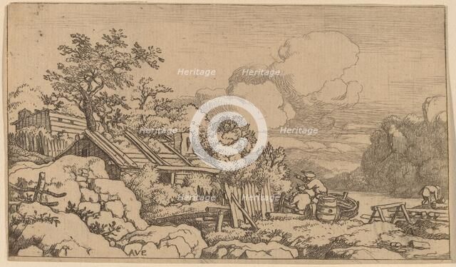 Carpenter's Hut, probably c. 1645/1656. Creator: Allart van Everdingen.