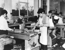 Carpentry class at the Jewish Free School, 1960s. Creator: Unknown