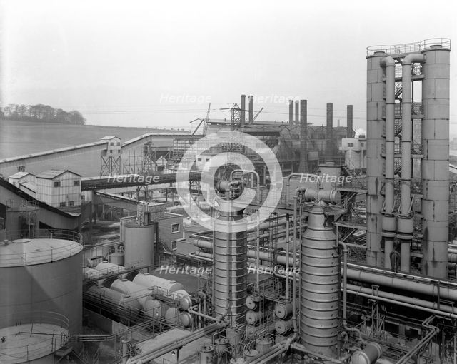 Carr House Gas Works, Rotherham, South Yorkshire, 1957.  Creator: Michael Walters.