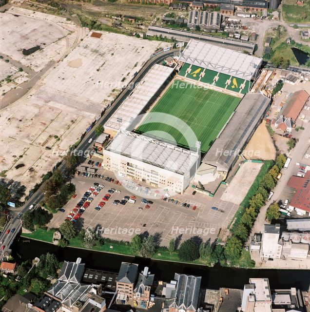 Carrow Road, Norwich, Norfolk, 1992. Artist: Aerofilms.