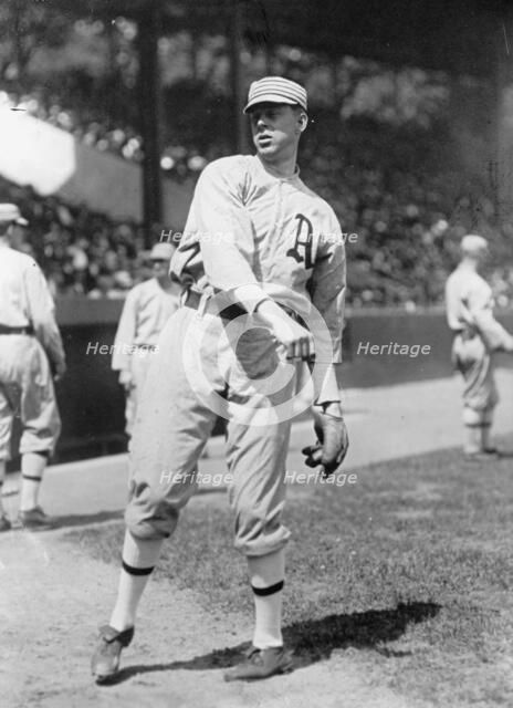 Carroll "Boardwalk" Brown, Philadelphia Al (Baseball), 1913. Creator: Harris & Ewing.