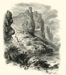 Carreg Cennen Castle c1870