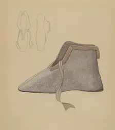 Carriage Boot, c. 1936. Creator: Doris Beer