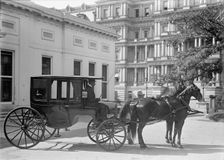 Carriage of David Franklin Houston, Secretary of Agriculture, 1914. Creator: Harris & Ewing