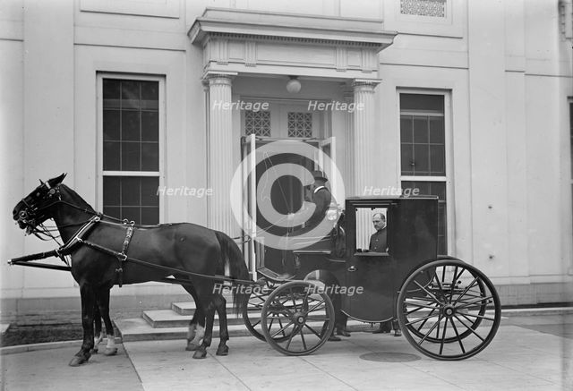 Carriage of William Gibbs McAdoo, Secretary of The Treasury, 1913. Creator: Harris & Ewing.