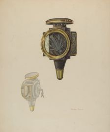 Carriage Lamp, 1938. Creator: Stanley Mazur
