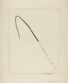 Carriage Whip, c. 1936. Creator: Columbus Simpson