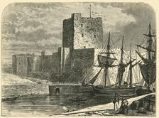 Carrickfergus Castle 1898. Creator: Unknown