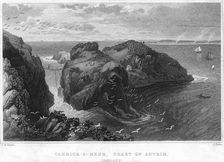 Carrick-A-Rede, Coast of Antrim, Ireland, 19th century
