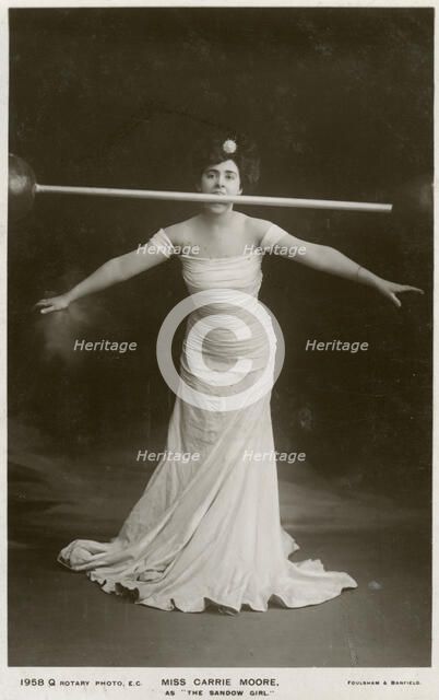 Carrie Moore, Australian actress, c1900s(?).Artist: Rotary Photo