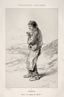 Carrier. Creator: Paul Gavarni (French, 1804-1866)