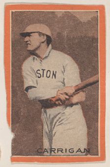 Carrigan, from the Baseball Players set (W500) (Orange Borders), 1910. Creator: Unknown