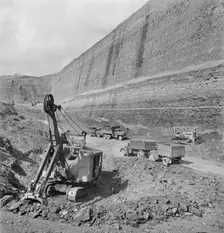 Carrington's Coppice Opencast Colliery, Smalley, Amber Valley, Derbyshire, 26/07/1949. Creator: John Laing plc