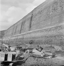 Carrington's Coppice Opencast Colliery, Smalley, Amber Valley, Derbyshire, 26/07/1949. Creator: John Laing plc