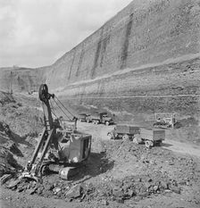 Carrington's Coppice Opencast Colliery, Smalley, Amber Valley, Derbyshire, 26/07/1949. Creator: John Laing plc