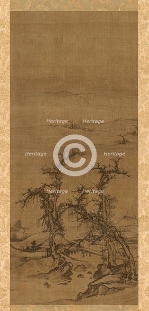 Carrying a Qin on a Visit, 1271-1368. Creator: Luo Zhichuan (Chinese, active 1280s-1320s), attributed to.