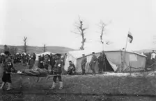 Carrying dead, Tchataldja #5, between c1910 and c1915. Creator: Bain News Service