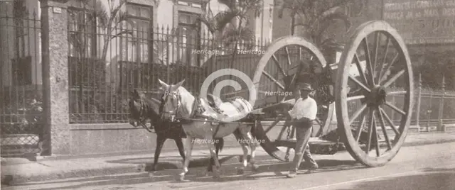 'Carrying heavy goods under instead of above the axle', 1914. Artist: Unknown.