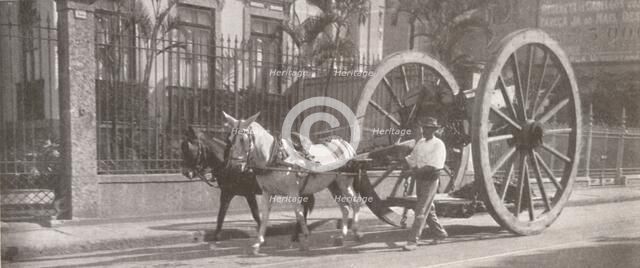 'Carrying heavy goods under instead of above the axle', 1914. Artist: Unknown.