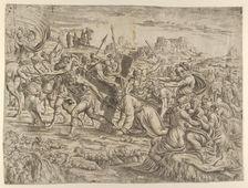 Carrying of the Cross, 1544. Creator: Jean Mignon