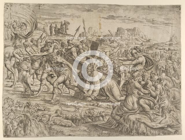 Carrying of the Cross, 1544. Creator: Jean Mignon.