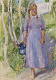Carrying Water, 1911. Creator: Pekka Halonen