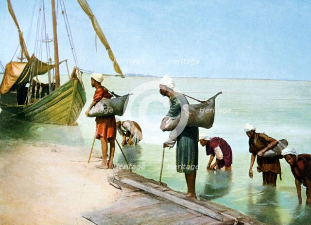 Carrying water, Luxor, Egypt, 20th Century. Artist: Unknown