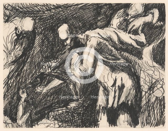 Carrying the burden, 1940-1944. Creator: Ján Novák.