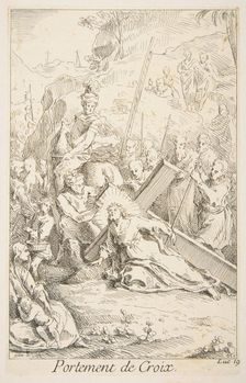Carrying the Cross.n.d. Creators: Claude Gillot, Jacques Gabriel Huquier