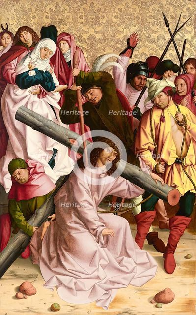 Carrying the Cross of Christ, c1490/1491. Creator: Rueland Frueauf d. Ä..