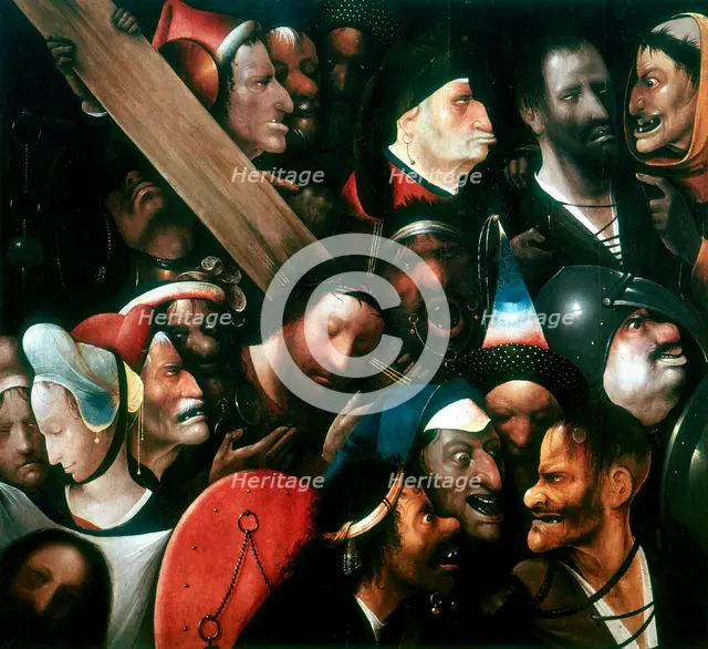 'Carrying the Cross', c1480-1516. Artist: Hieronymus Bosch
