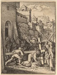 Carrying the Cross. Creator: Wenceslaus Hollar