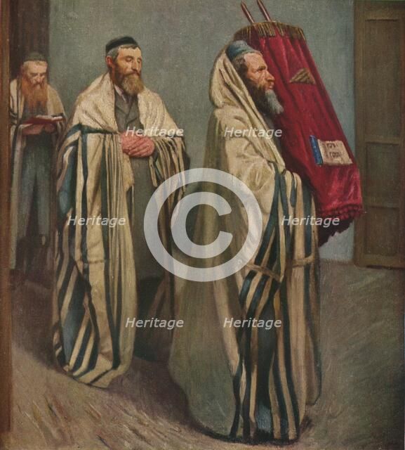 'Carrying the Law', 1907. Artist: William Rothenstein.