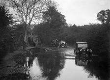 Cars taking part in the Bugatti Owners Club car treasure hunt, 25 October 1931. Artist: Bill Brunell