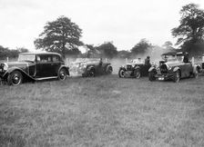 Cars taking part in the Bugatti Owners Club gymkhana, 5 July 1931. Artist: Bill Brunell