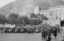 Cars at the Monte Carlo Rally, Monaco, 1929. Artist: Bill Brunell