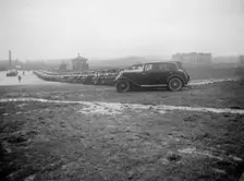 Cars at the Riley Motor Club Rally, Croydon Aerodrome, 25 April 1931. Artist: Bill Brunell