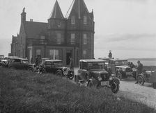 Cars competing in the B&HMC Brighton Motor Rally, John O'Groats, Scotland, 1930. Artist: Bill Brunell