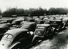 Cars confiscated by the occupying Germans, Vincennes, Paris, 1940-1944