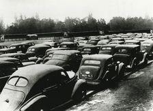 Cars confiscated by the occupying Germans, Vincennes, Paris, 1940-1944