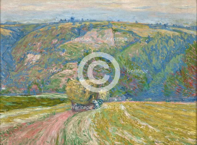 Cart with Hay, 1890. Creator: Jozef Pankiewicz.