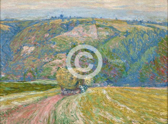 Cart with Hay, 1890. Creator: Jozef Pankiewicz.