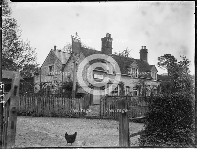 Cart and Horses, Moor Lane, Sarratt, Three Rivers, Hertfordshire, 1917. Creator: Katherine Jean Macfee.