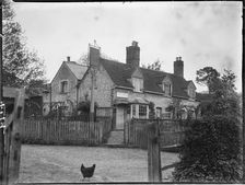 Cart and Horses, Moor Lane, Sarratt, Three Rivers, Hertfordshire, 1917. Creator: Katherine Jean Macfee