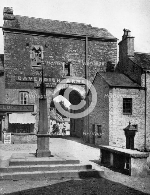 Cartmel Priory Gatehouse, Cartmel, Cumbria, 1924-1926.Artist: Valentine & Sons