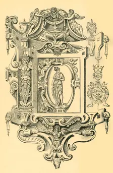 Cartouche, mid 16th century, (1881). Creator: Unknown
